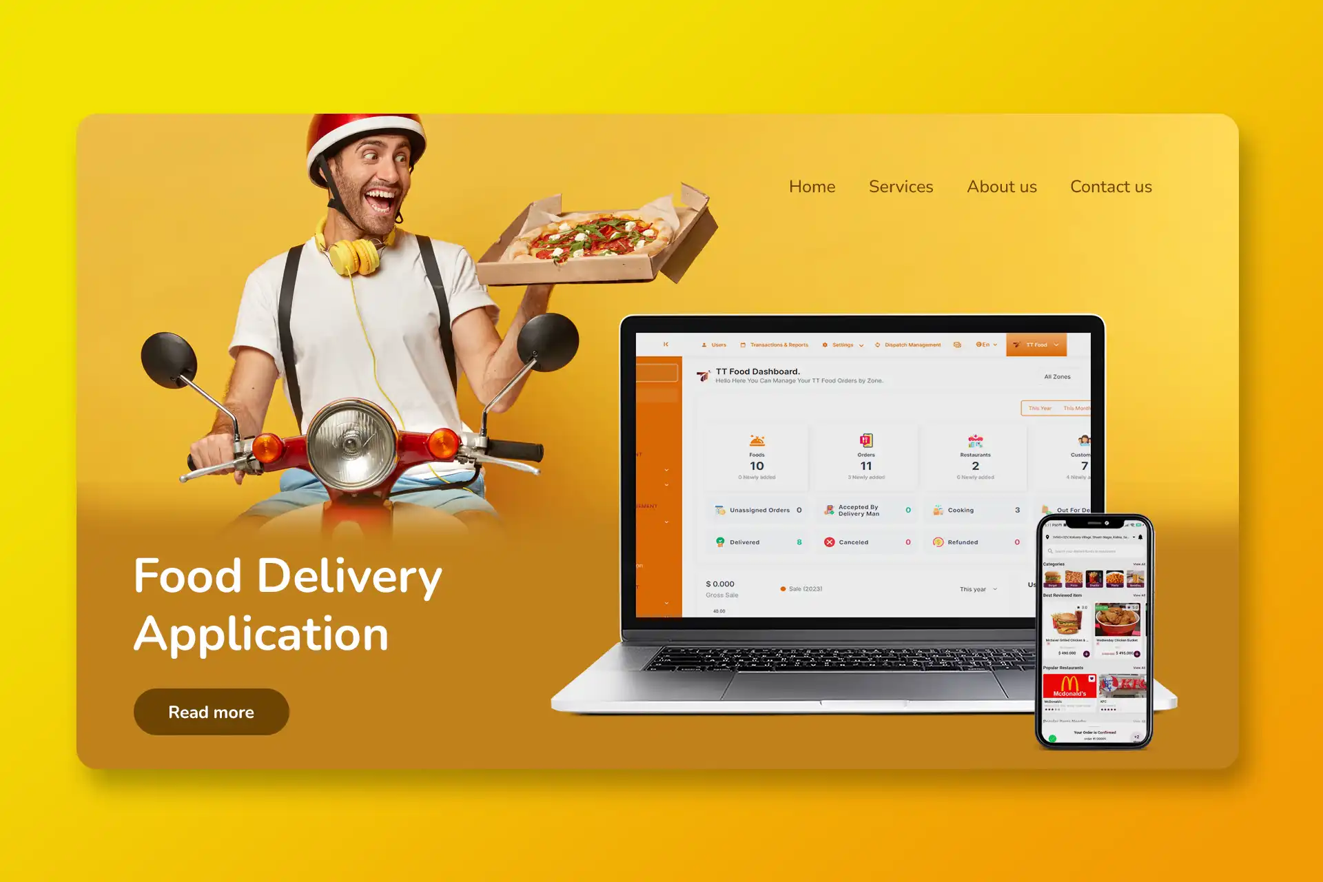 online food delivery app