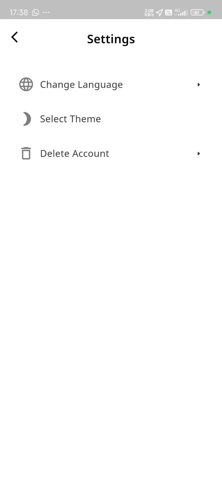 Taxi App — Driver App — Setting