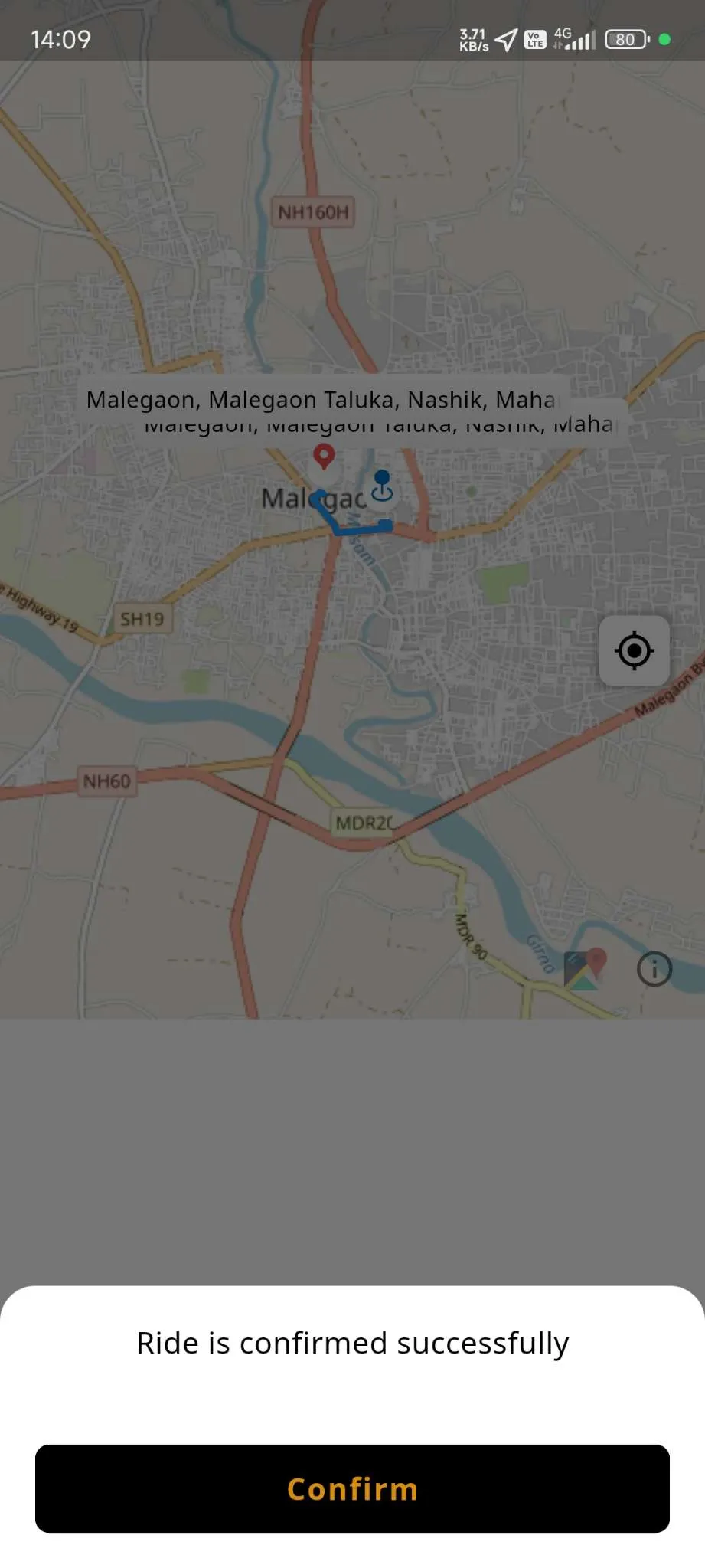 Taxi App — User App — Search