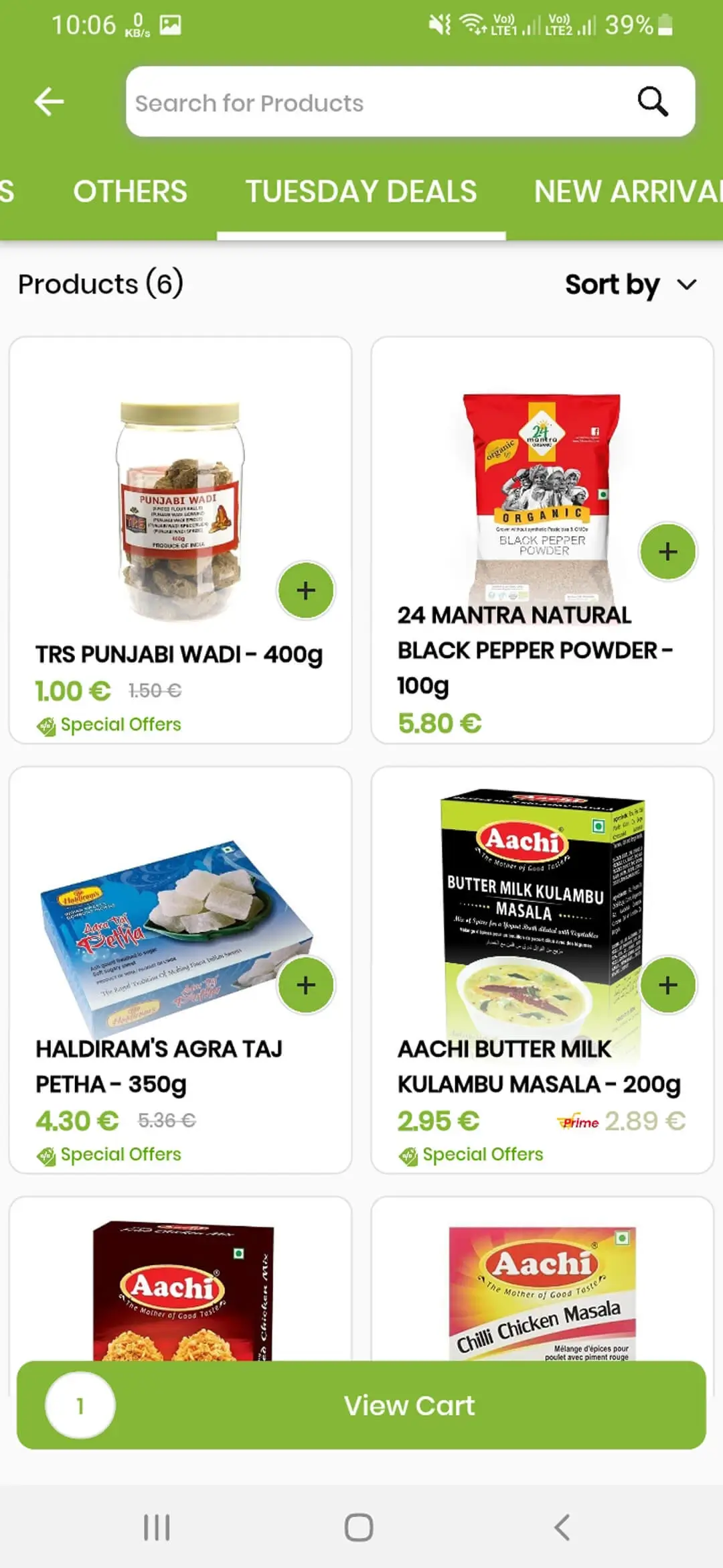 FreshCart user — Day Offers