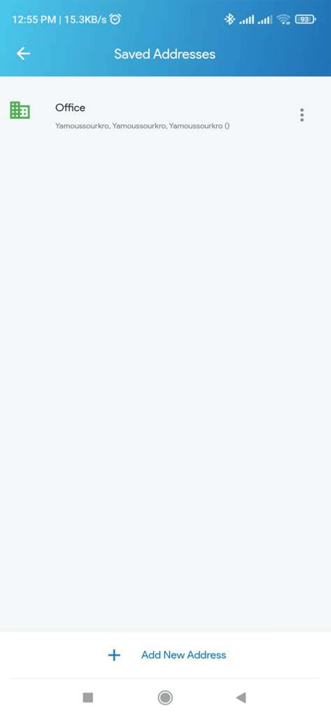 Doctor Appointment and Online Pharmacy doctor — Saved Addresses