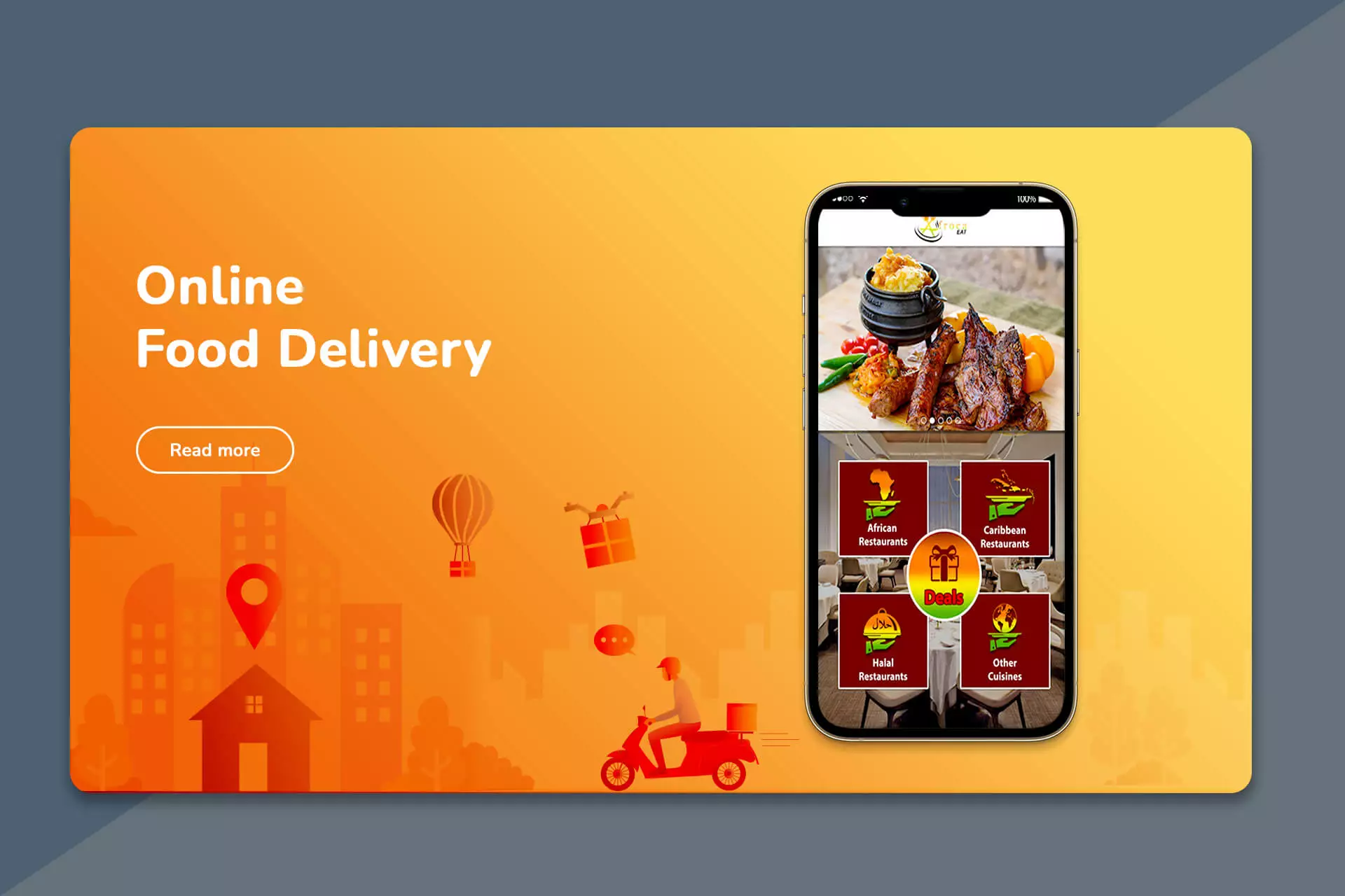 online food delivery image