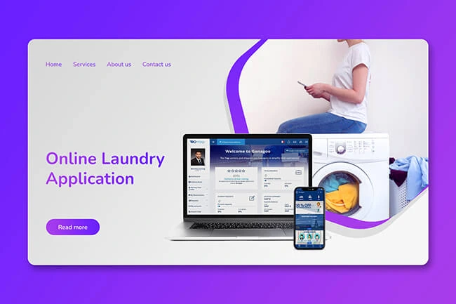 online laundry image