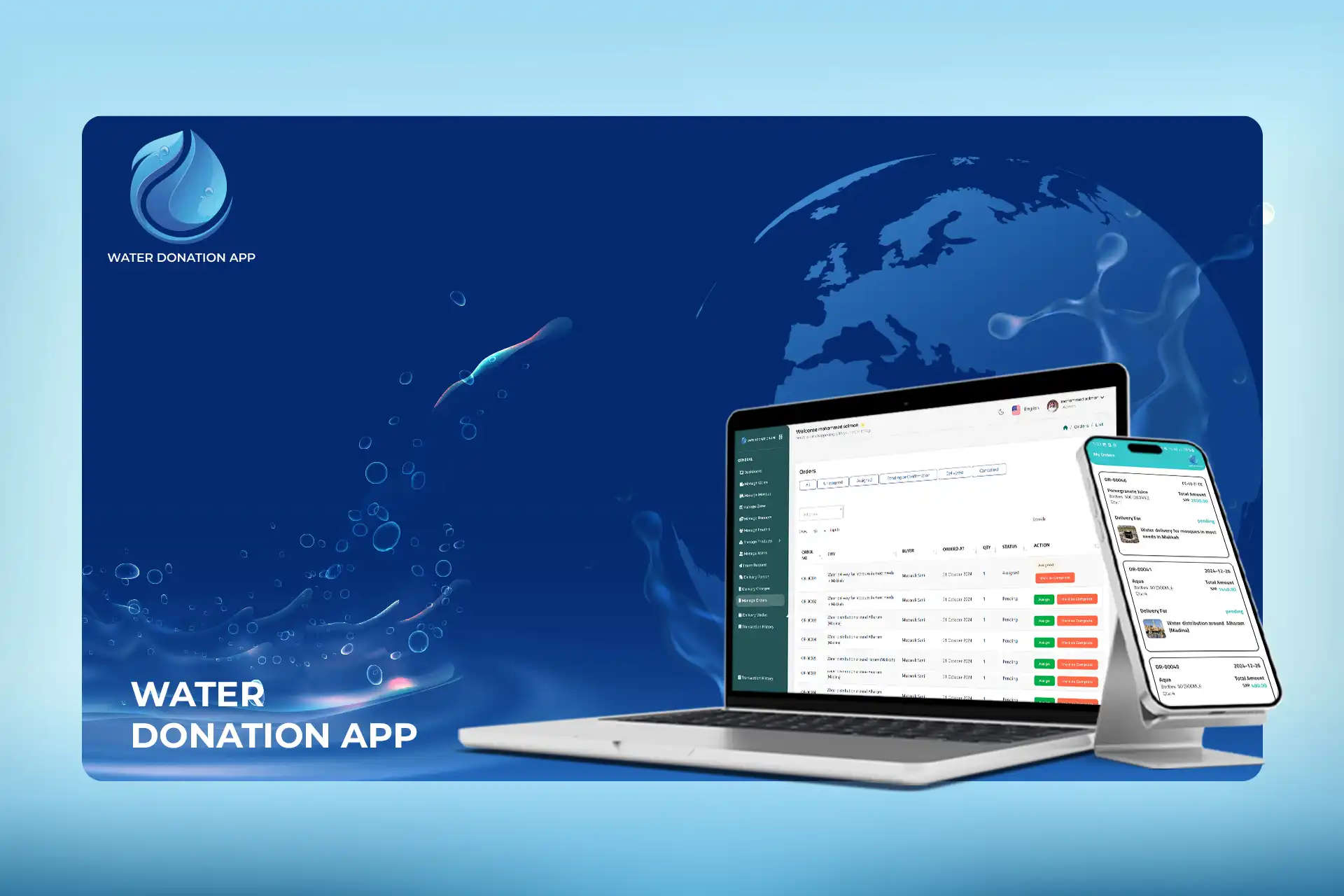 Water Donation App