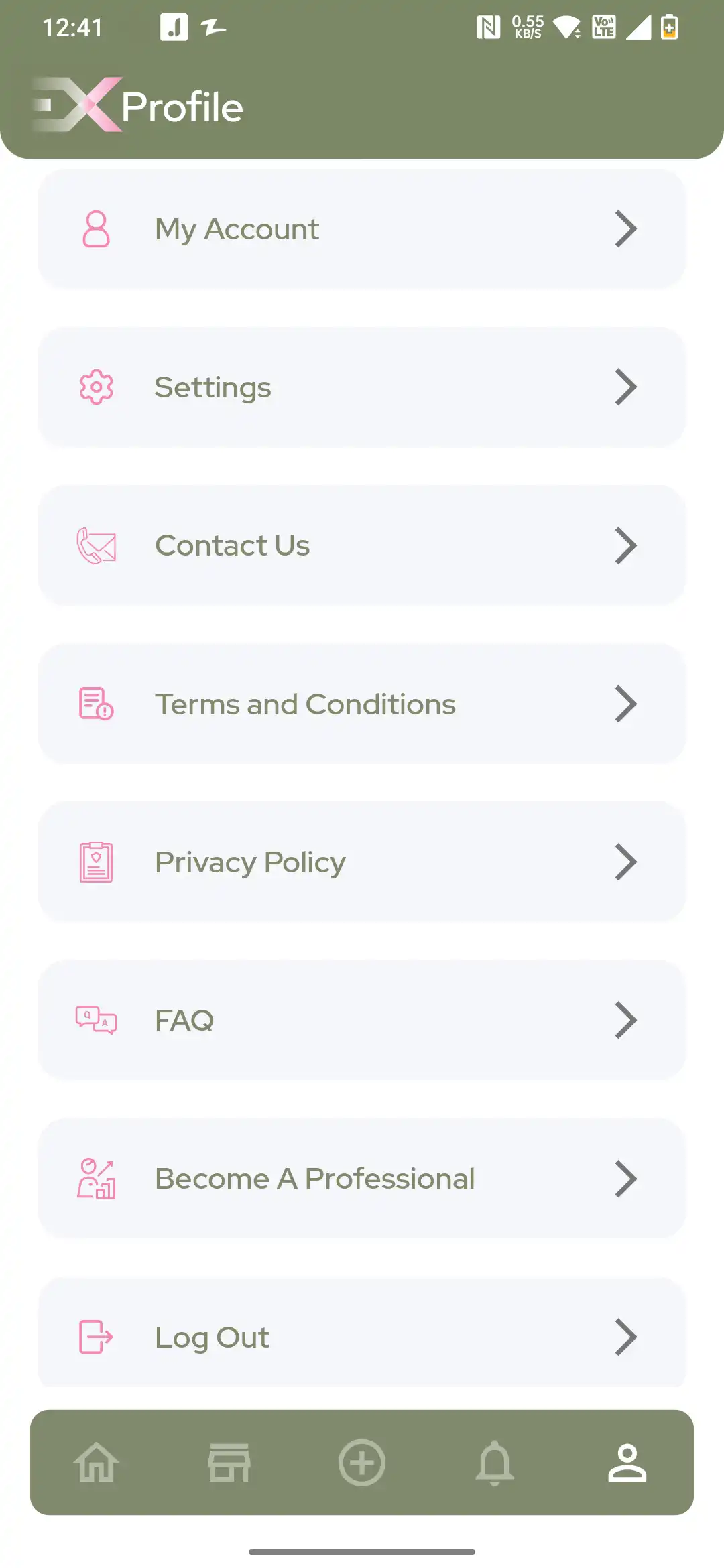 Customers App — Profile
