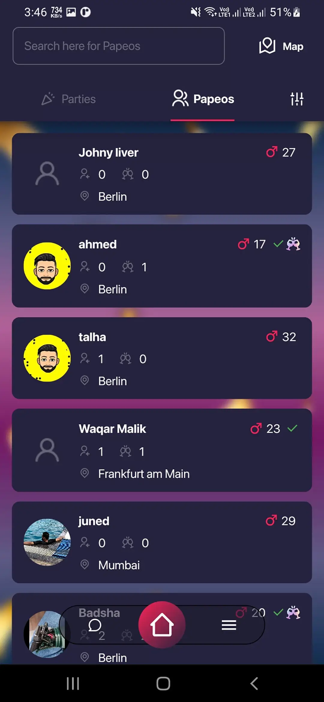 Event Management System app — Papeos