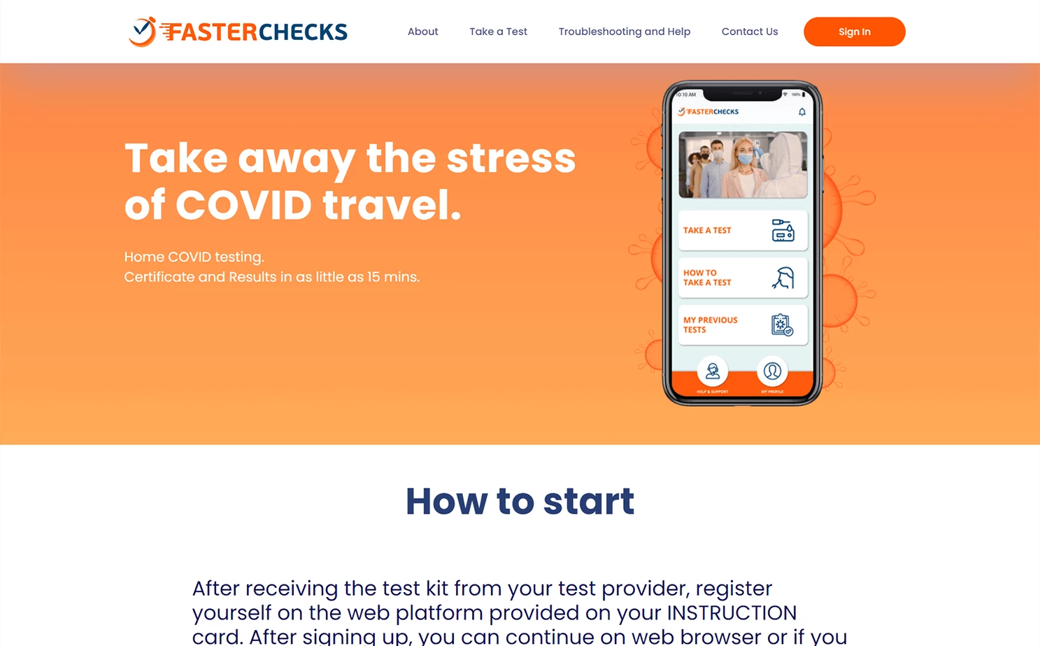Faster Checks admin — Homepage