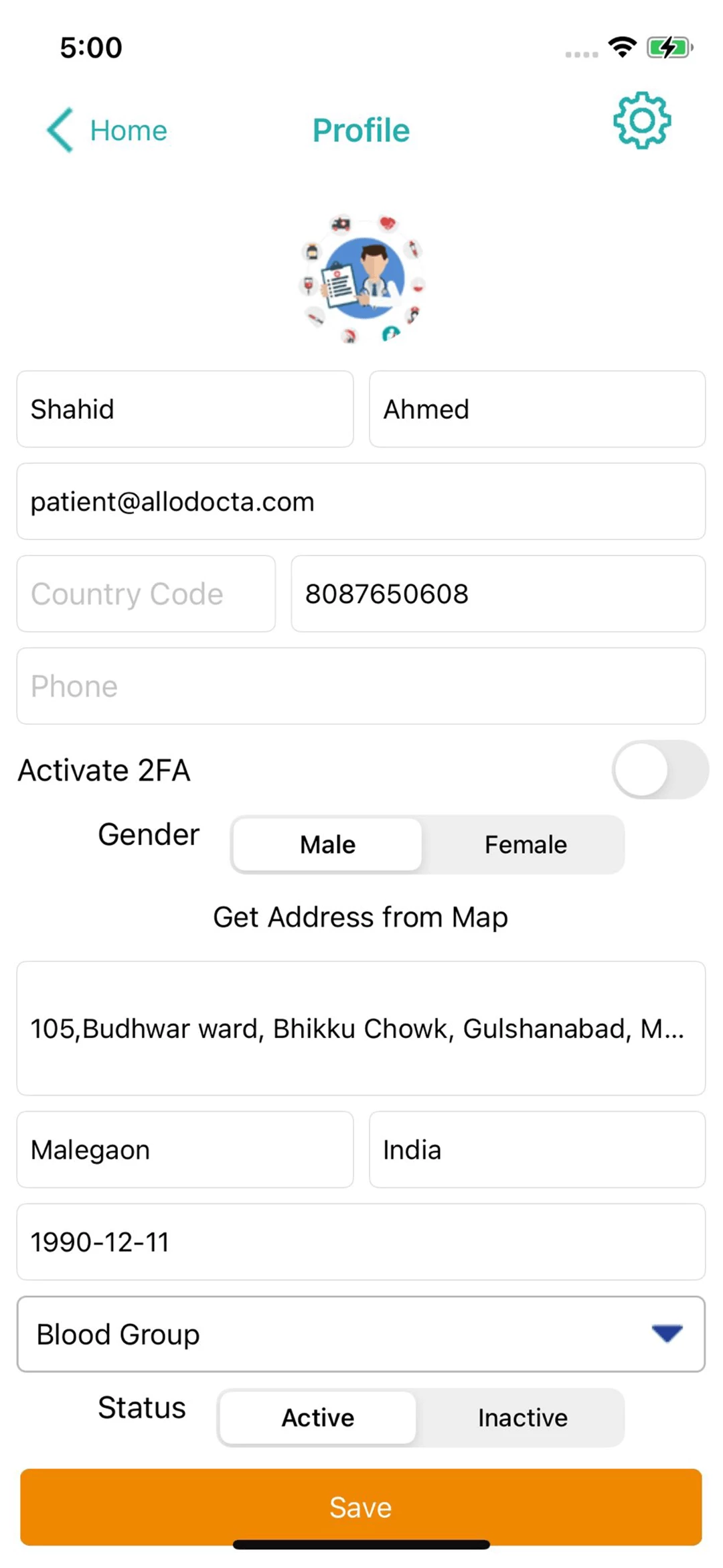 Docfinder user — Profile