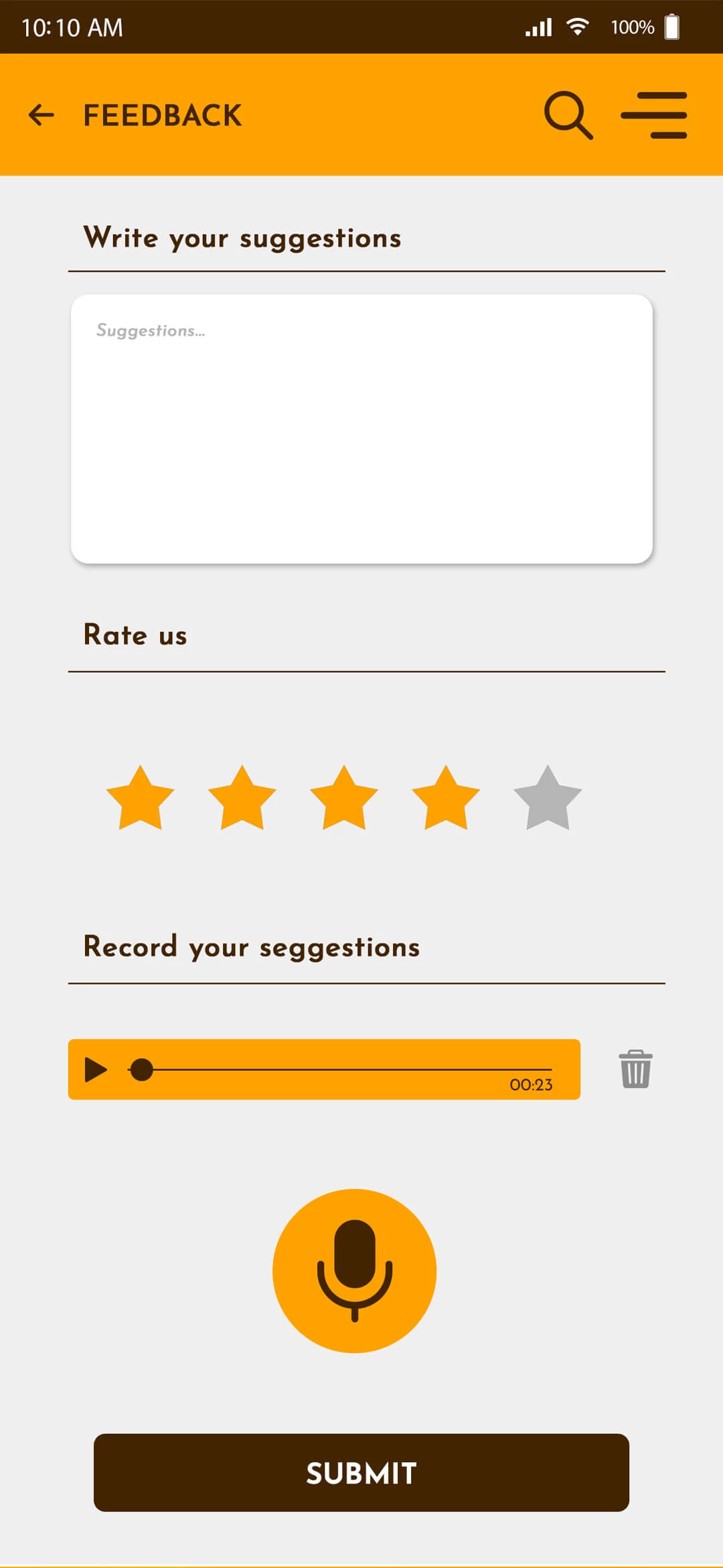 Pregnancy Management App app — Feedback