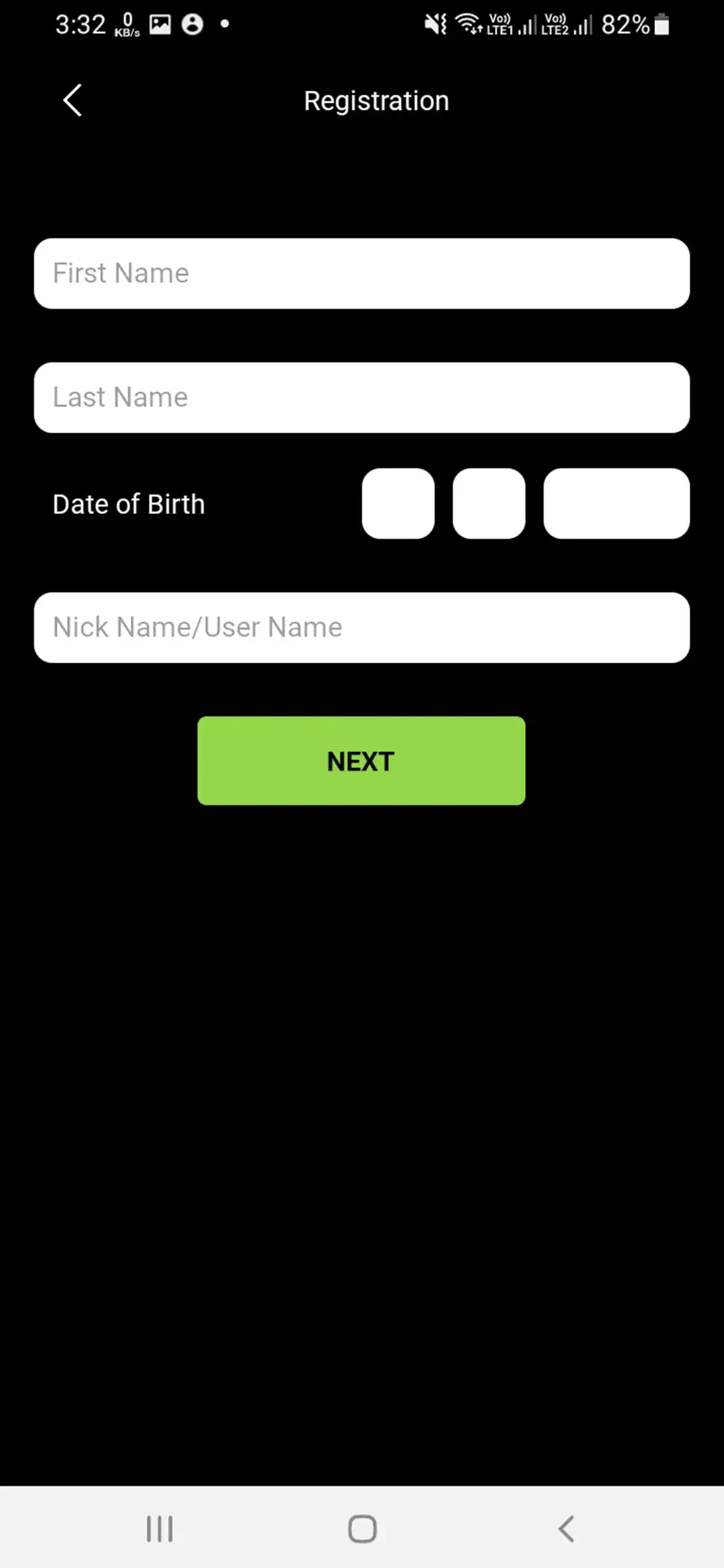 matness user — Registration