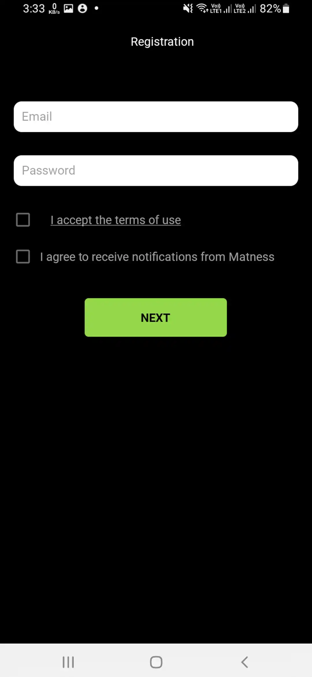 matness user — Registration-3