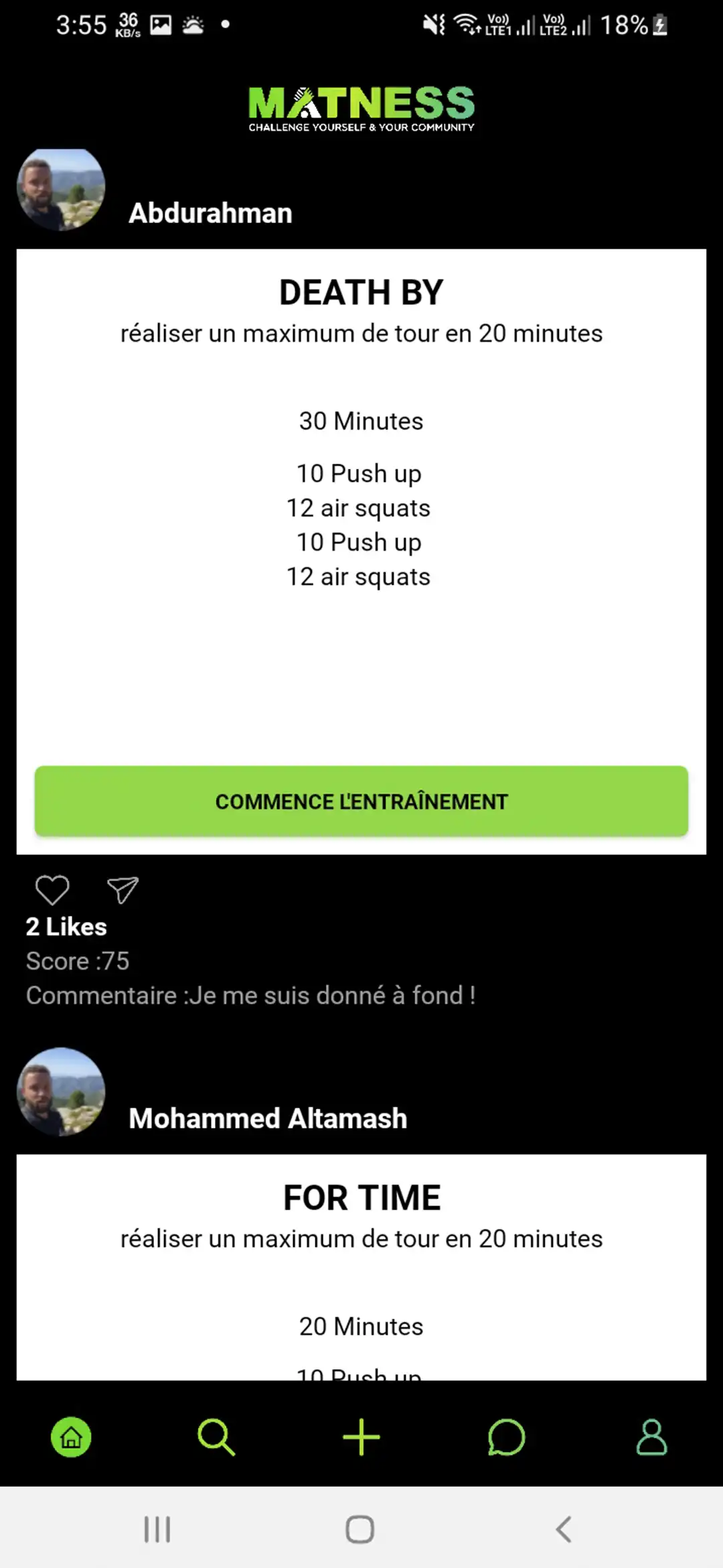 matness user — Home