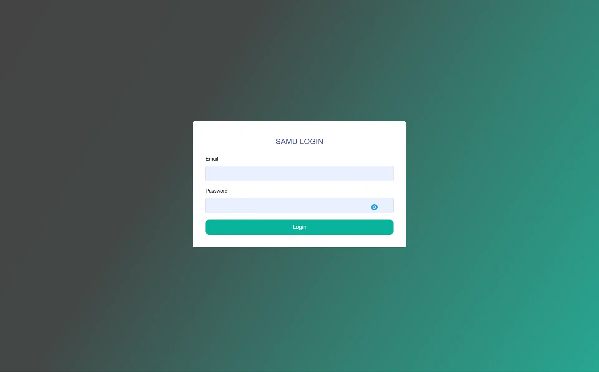SAMU Web — login