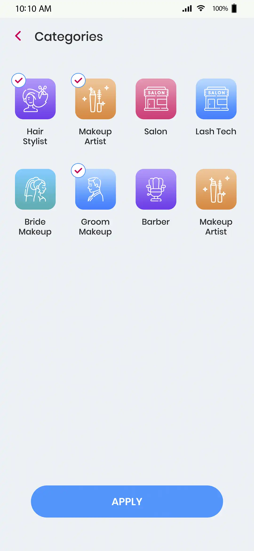 Market Place — user — Categories