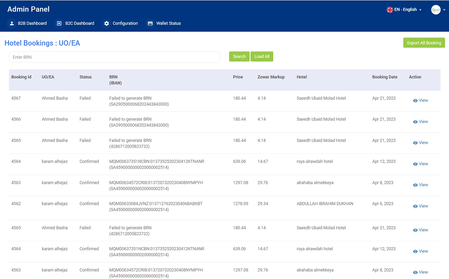 Umrah visa processing system web — Hotel Bookings