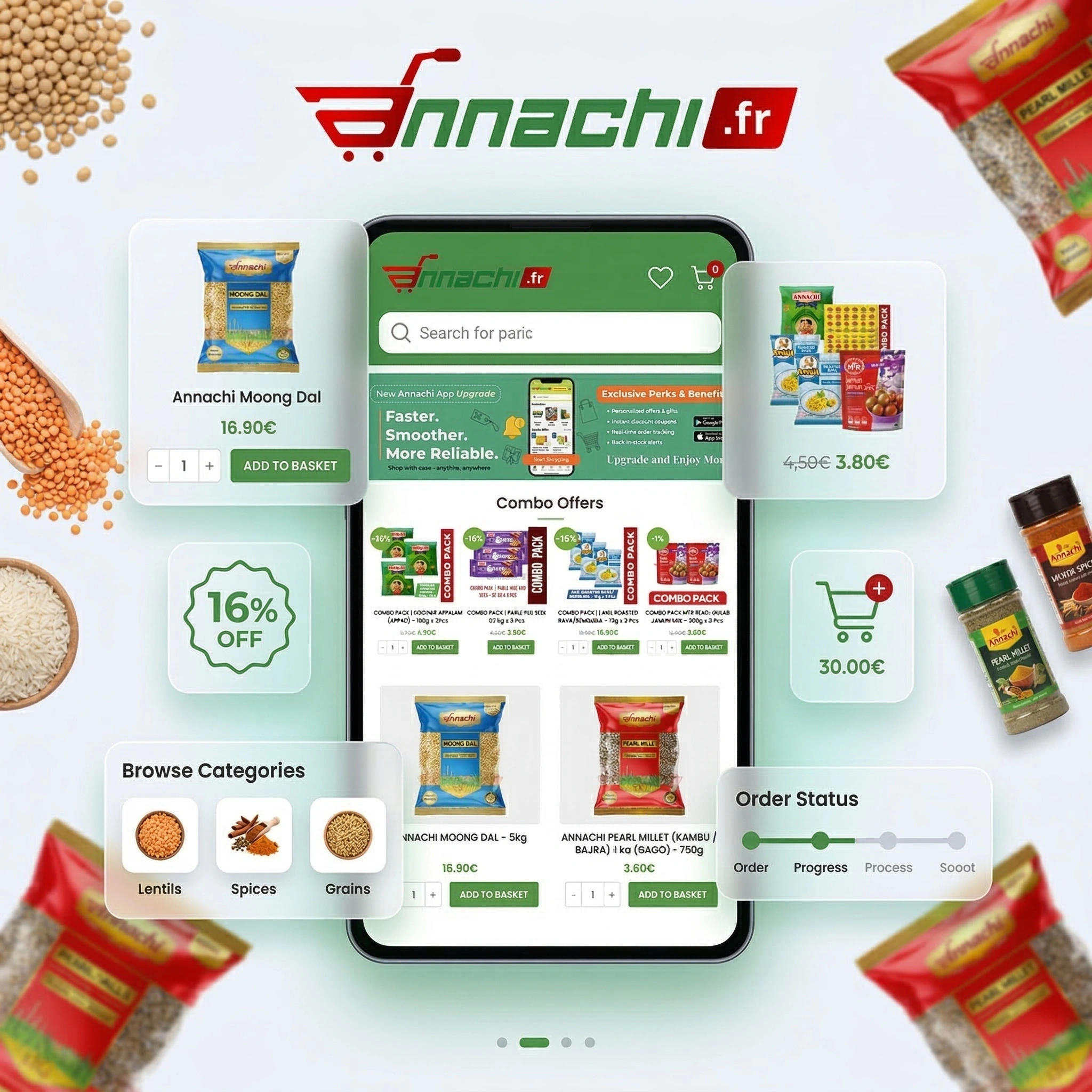 Annachi – online Indian grocery marketplace platform serving European diaspora communities